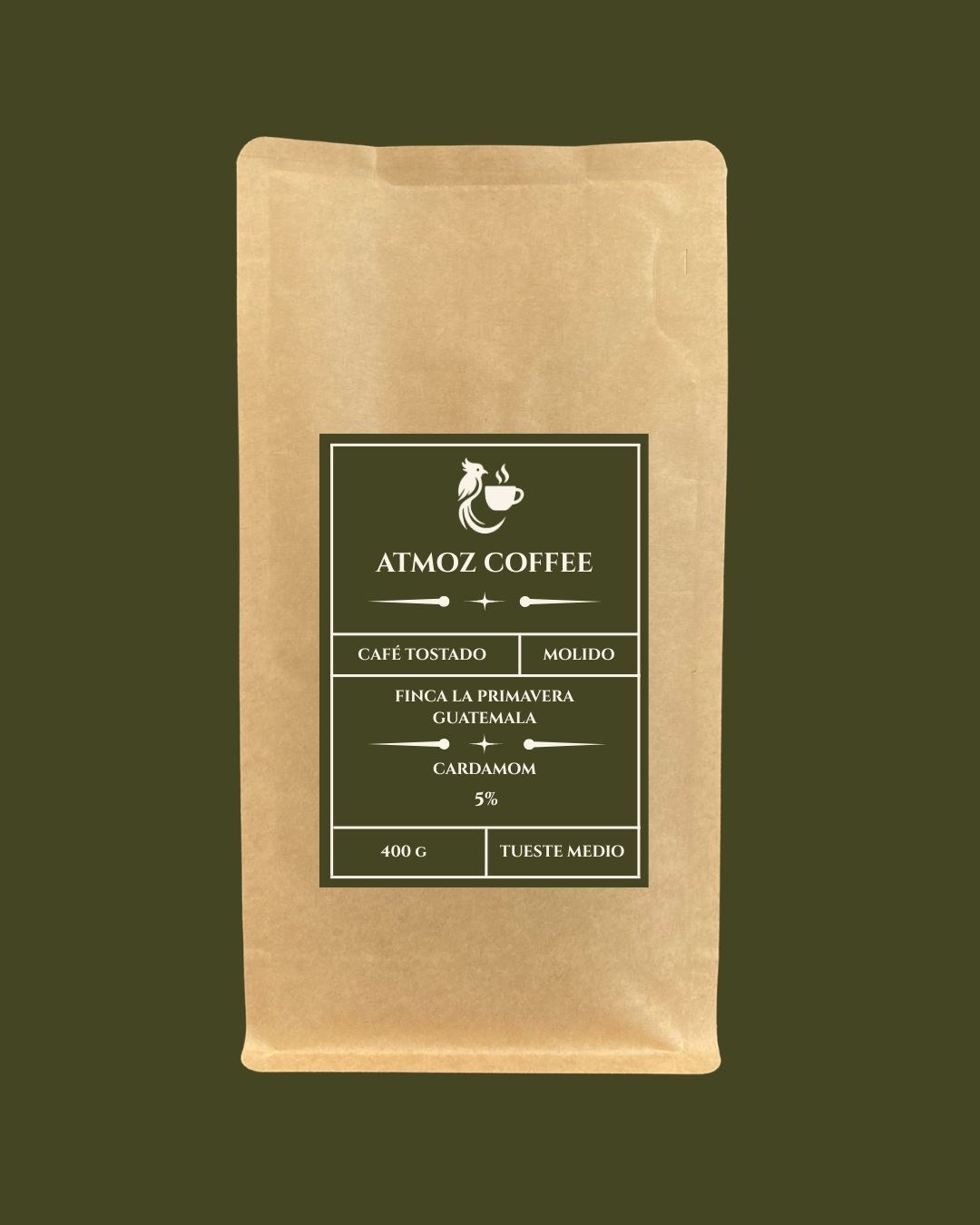 Paquete de café con cardamomo Atmoz Coffee